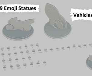 Emoji Statues – Vehicles Megapack