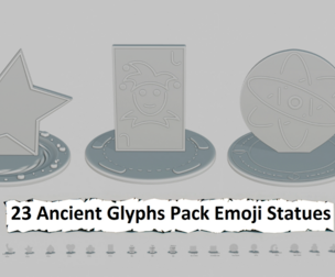 Ancient Glyphs Pack Emoji Statues