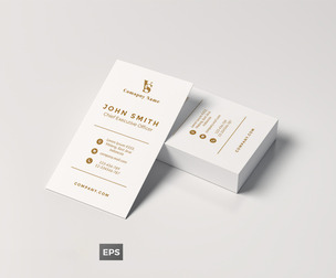 Elegant Minimalist Business Card, EPS File
