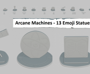 Arcane Machines Pack Emoji Statues