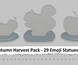 Autumn Harvest Pack Emoji Statues