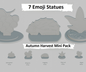 Autumn Harvest Mini Pack Emoji Statues