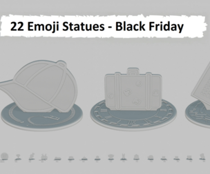 Black Friday Medium Pack Emoji Statues