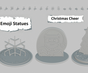 Christmas Cheer Pack Emoji Statues