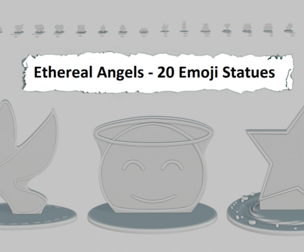Ethereal Angels Pack Emoji Statues