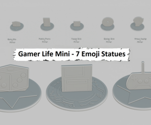 Gamer Life Mini Pack Emoji Statues