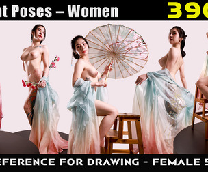 Ancient Poses | Drawing Reference - Female 55