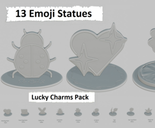 Lucky Charms Pack Emoji Statues