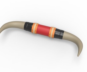 Bull horns for car ot truck Version 3 Scale 1:25