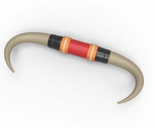 Bull horns for car ot truck Version 4 Scale 1:25