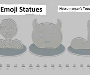 Necromancer's Touch Pack Emoji Statues