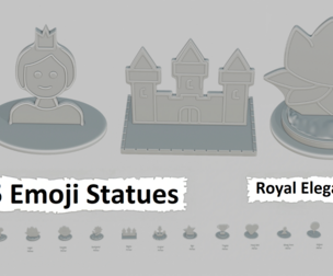 Royal Elegance Pack Emoji Statues
