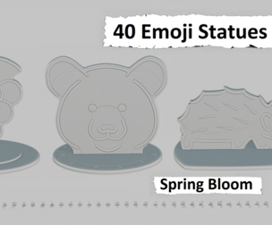 Spring Bloom Full Pack Emoji Statues