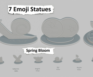 Spring Bloom Mini Pack Emoji Statues