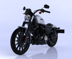Harley Davidson Iron 883 – High-Detail 3D Model