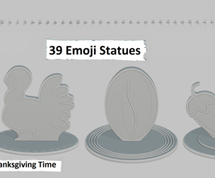 Thanksgiving Time Full Pack Emoji Statues