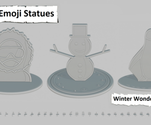 Winter Wonderland Pack Emoji Statues ❄️