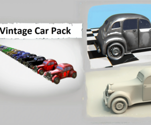 Vintage Car Pack - Old Car Model
