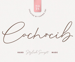 Cochocib Script Fonts