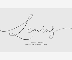 Lemans Pen Script Fonts
