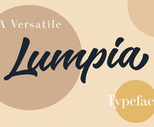 Lumpia Brush Script Fonts