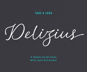 Delizius Script Fonts