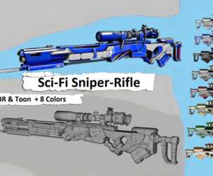 Sci-Fi Sniper-Rifle