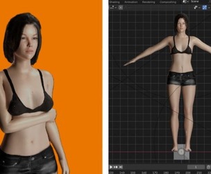 Female Model-Rigged