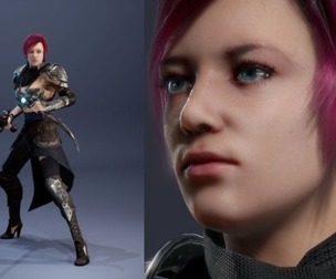 RPG Warrior Female-Game Anim Ready