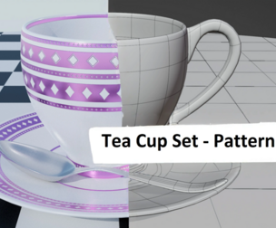 Tea Cup Set - Pattern