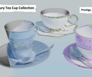 Luxury Tea Cup Collection – Prestige, Pattern & Symbols Sets