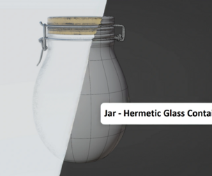 Jar - Hermetic Glass Container