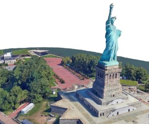 liberty island-3D model