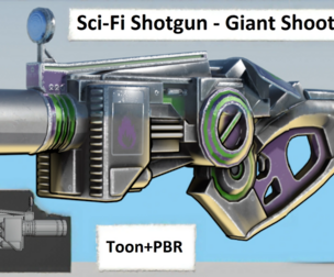 Sci-Fi Shotgun - Giant Shooter