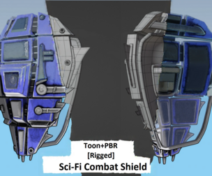 Sci-Fi Combat Shield