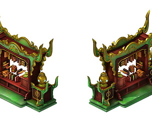 Game Model - Family Objects - Bookshelf