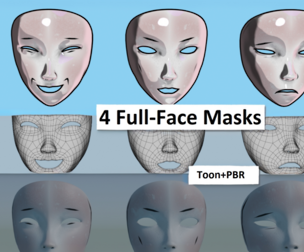 4 Full-Face Masks