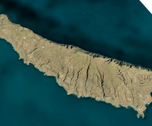 San Clemente island full 3D model terrain