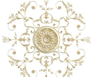 Decorative Ceiling Rosette | Ornate Plaster Medallion 3D Model