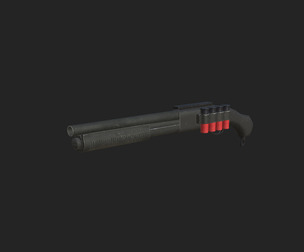 Pistol 3D Model 001
