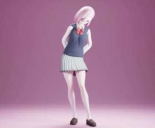 Lilysa Amano Bashful Animation