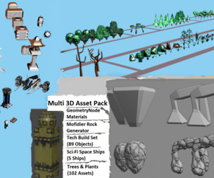 Multi 3D Asset Pack