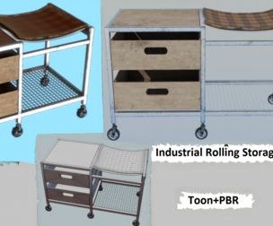 Industrial Rolling Storage Cart