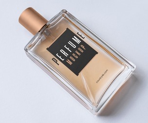 Luxury Perfume Bottle Mockup PSD Template — Beauty & Cosmetic Brands