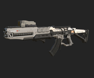 Pistol 3D Model 003