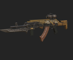 Pistol 3D Model 005