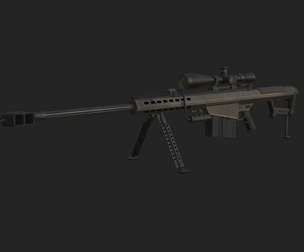 Pistol 3D Model 006
