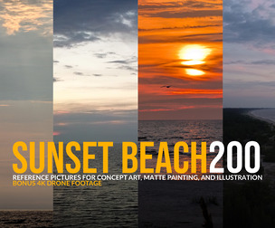 Sunset Beach Reference Pack (Bonus 4k Drone Footage)