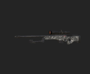 Pistol 3D Model 007