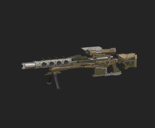Pistol 3D Model 008